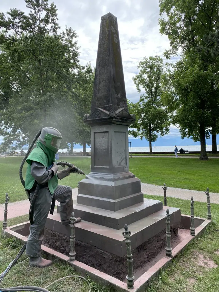 aérogommage sablage