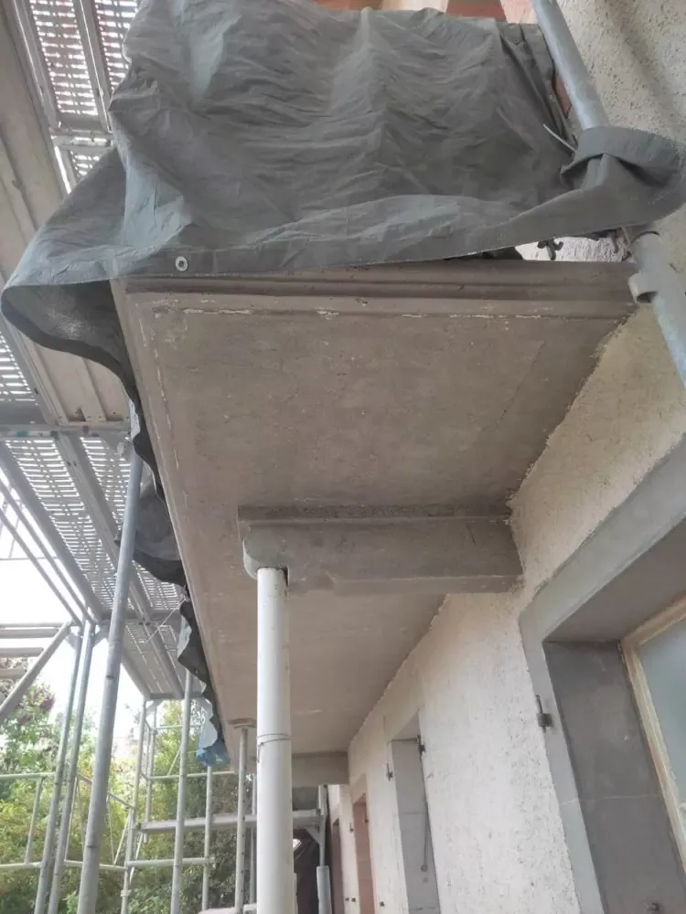 Sablage d&rsquo;une sous-face de balcon – 1188 Gimel