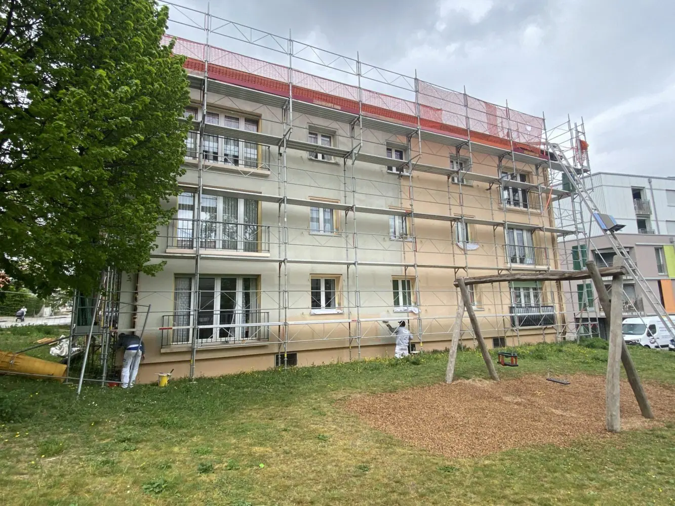 Ravalement de façades d’immeubles – 1260 Nyon