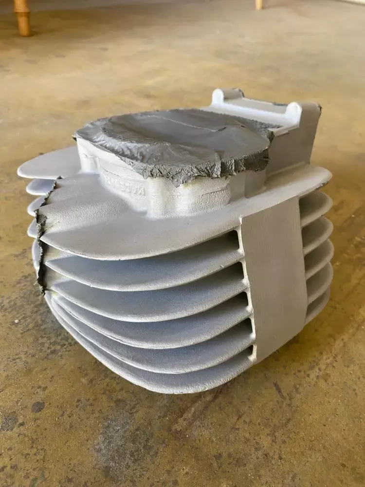 Sablage d&rsquo;un cylindre de moto