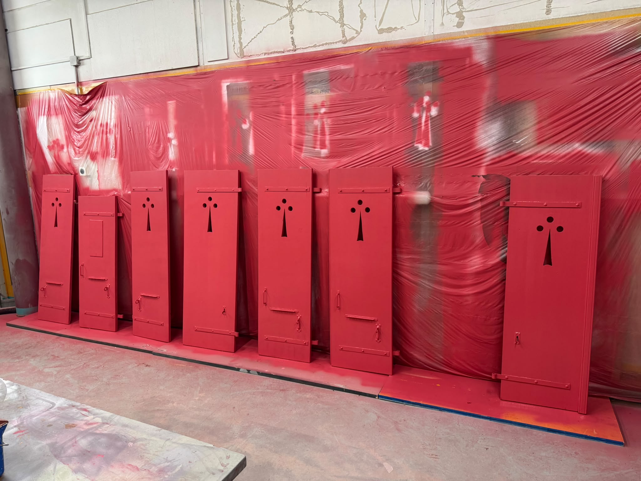 Décapage thermique volets bois finition peinture